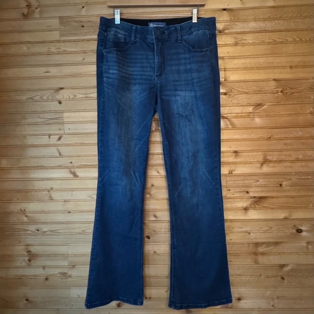 Democracy Women's Flare Jeans - Dark Blue